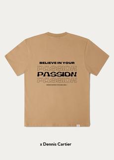 x Dennis Cartier T-shirt | Unisex PASSION via Five Line Label
