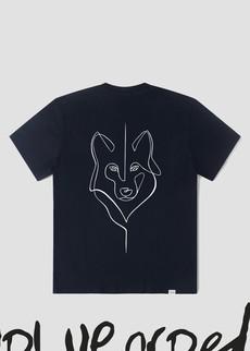 x Wolvenroedel | T-shirt Unisex Calm Blue via Five Line Label