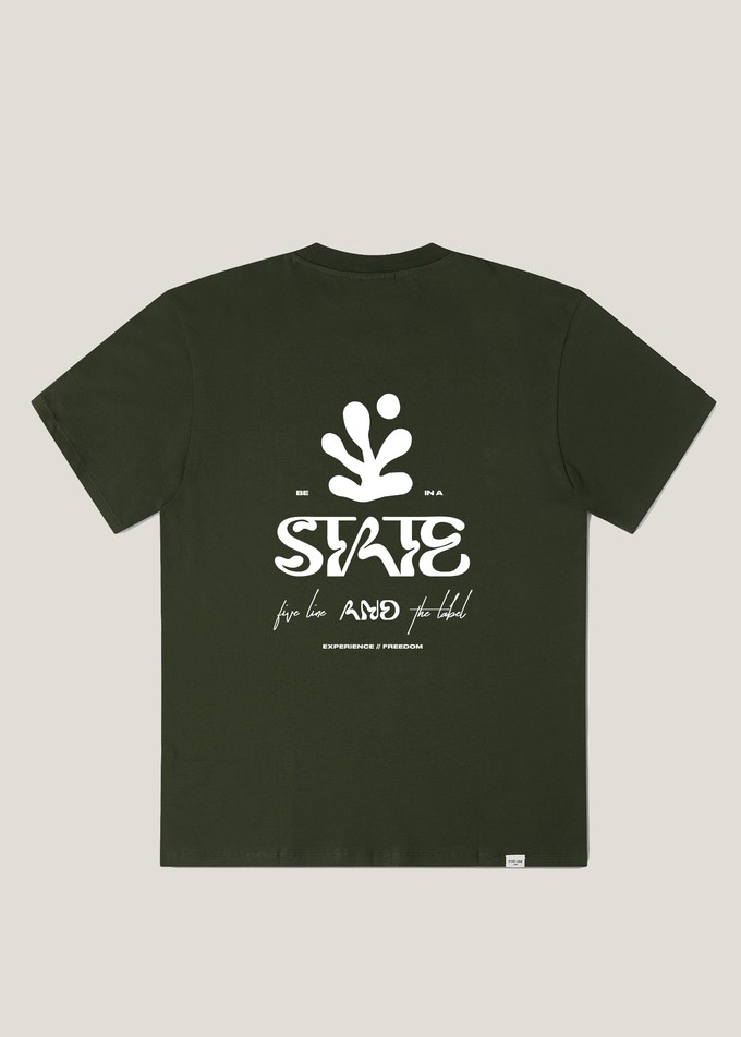 T-shirt Tate | Unisex - Be in a State from Five Line Label