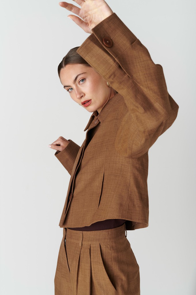 June Jacket - Cappuccino brown from Floria Collective