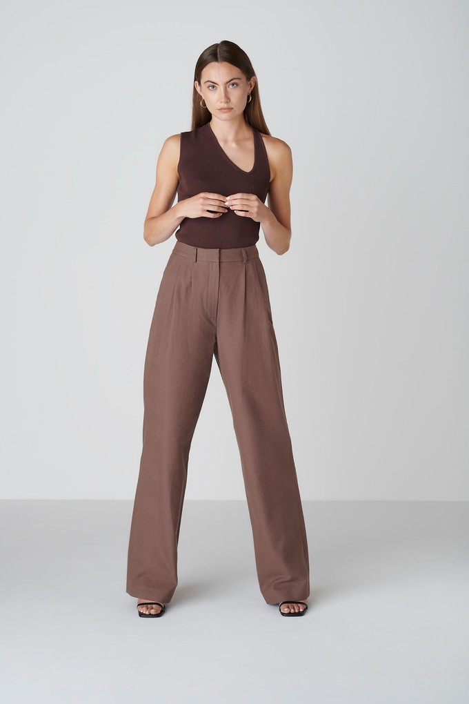 Bièl pants - Chocolate Brown from Floria Collective