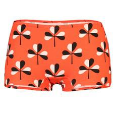 organic panties Erna pattern Clover orange via Frija Omina