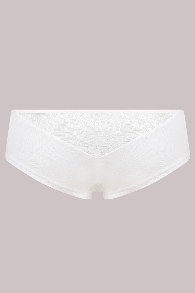 Bio hipster panties "Jondel", white / white lace from Frija Omina