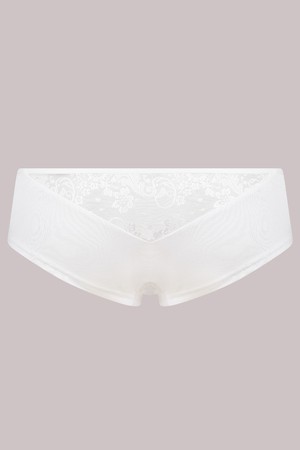 Bio hipster panties "Jondel", white / white lace from Frija Omina