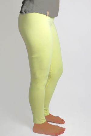 Bio Leggings, lemon (light yellow) from Frija Omina