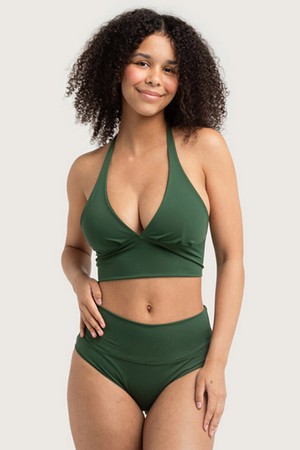 Recycling bikini panties Fjordella, olive from Frija Omina