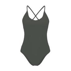 Recycling swimsuit "Frøya", titanium via Frija Omina
