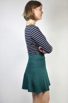 Organic skirt Wave, smaragd van Frija Omina