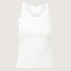 Organic tanktop ecru + Ældre (natural white) via Frija Omina