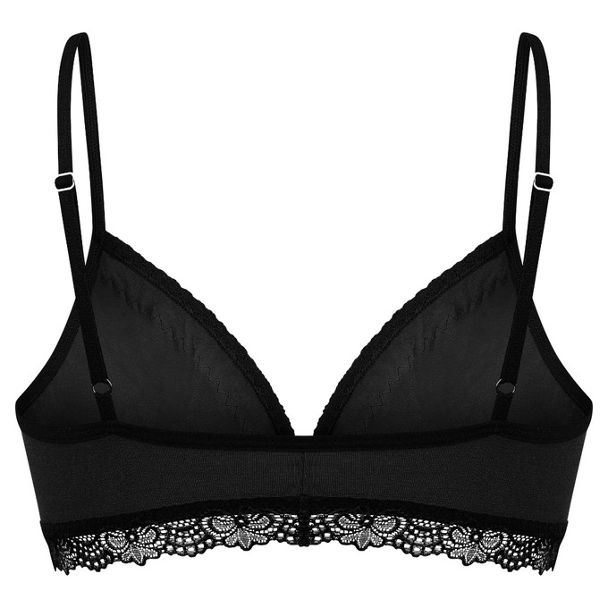 Bio bra "Spitze" black from Frija Omina