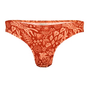 Organic thong Pur Alice rust (orange) from Frija Omina