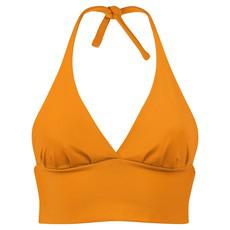 Recycling bikini top "Fjordella", mango (yellow) via Frija Omina