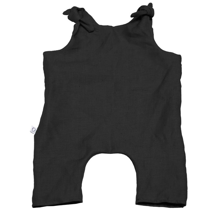 Baby romper from hemp black from Frija Omina