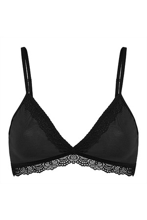 Bio bra "Spitze" black from Frija Omina