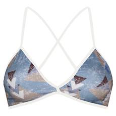 Bio bra Triangles blue via Frija Omina