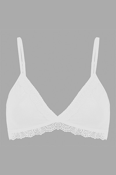 Bio bra Spitze white from Frija Omina