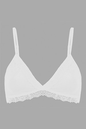 Bio bra Spitze white from Frija Omina