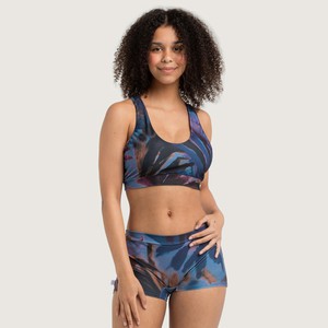 Recycling Bikini-Top Ijoris Palm + blau from Frija Omina