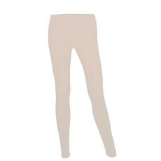 Recycling leggings Forma cream (white) via Frija Omina