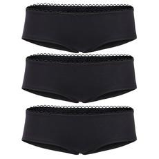 Bio hipster panties set: black x3 van Frija Omina