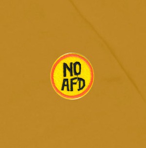 Hoodie FCK NZS mustard (yellow) from Frija Omina