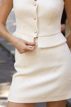 Ayla Beaded Mini Skirt from GAÂLA