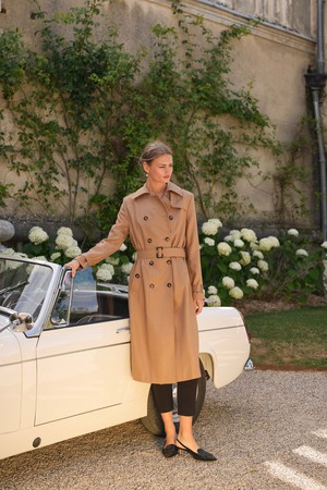 Kelianne Wool Trench Coat from GAÂLA