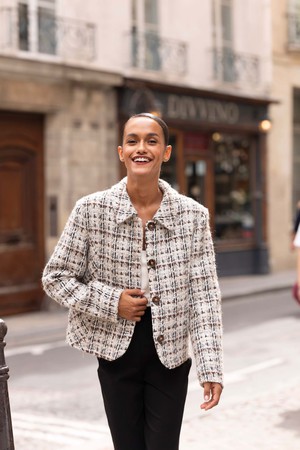 Melanie Wool Short Coat from GAÂLA