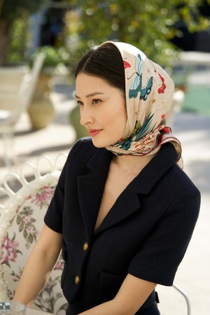 The Moon Butterfly Silk Square Scarf from GAÂLA