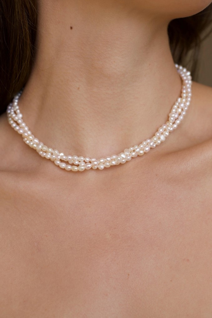 Mathilde Multistrand Pearl Necklace from GAÂLA Mathilde Multistrand Pearl Necklace from GAÂLA