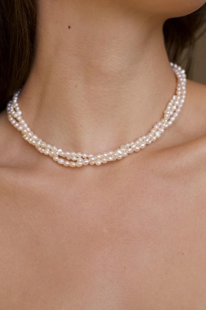 Mathilde Multistrand Pearl Necklace from GAÂLA Mathilde Multistrand Pearl Necklace from GAÂLA