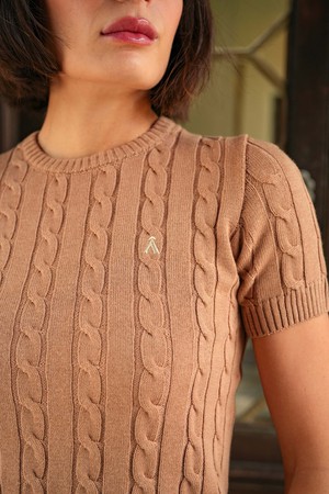 Tina Cable Knit Top from GAÂLA