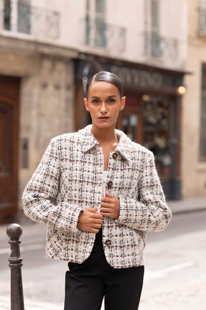 Melanie Wool Short Coat from GAÂLA