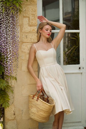 Bardot Linen Dress from GAÂLA