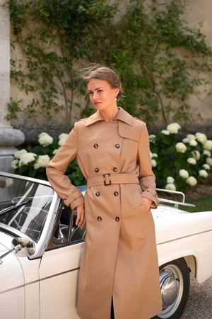 Kelianne Wool Trench Coat from GAÂLA