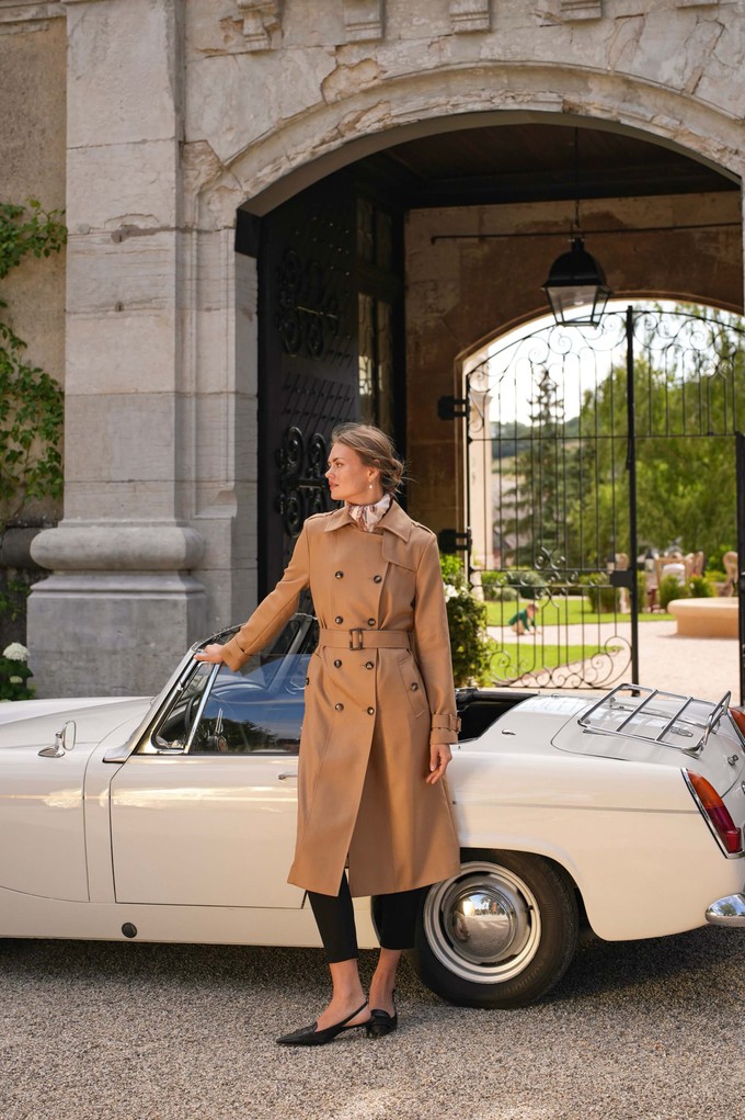 Kelianne Wool Trench Coat from GAÂLA