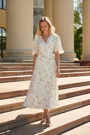 Flora Wrap Dress from GAÂLA