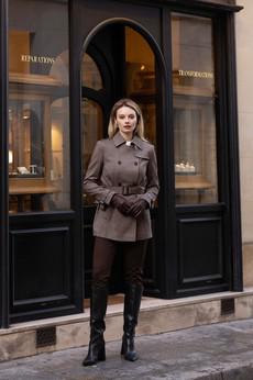 Leanne Short Trench Coat via GAÂLA