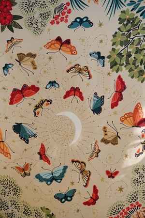 The Moon Butterfly Silk Square Scarf from GAÂLA