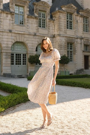Mira Puffed Sleeve Dress from GAÂLA