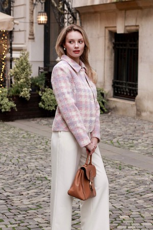 Melanie Wool Short Coat from GAÂLA