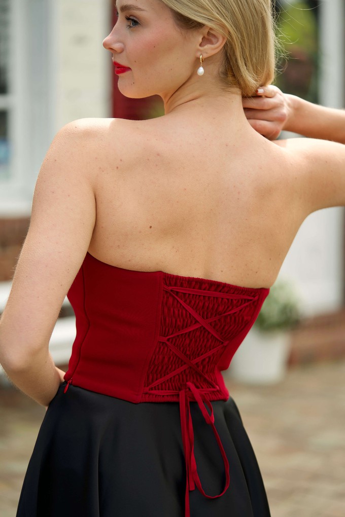 Eleanor Cropped Corset Top from GAÂLA
