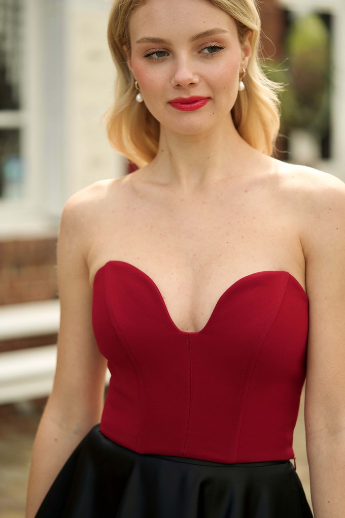 Eleanor Cropped Corset Top from GAÂLA