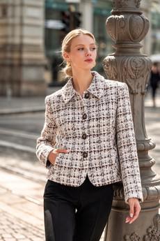 Melanie Wool Short Coat via GAÂLA