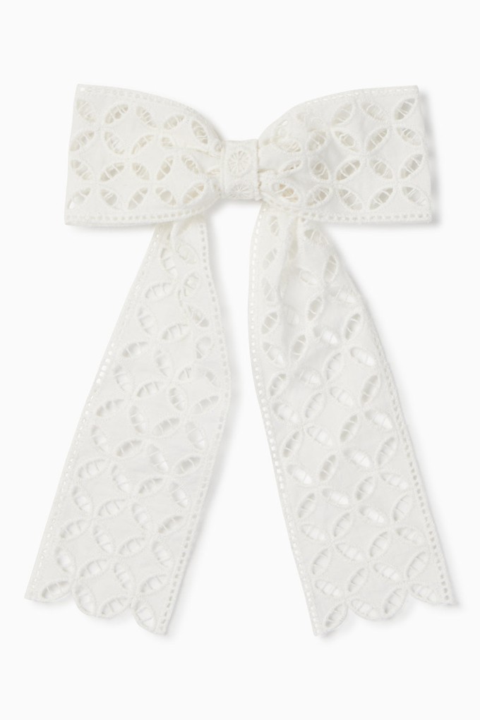 Katie Embroidered Hair Bow from GAÂLA