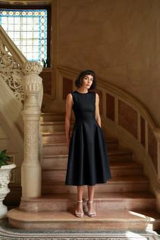 Mirienne Acetate Wool Dress via GAÂLA