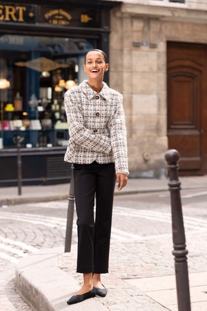 Melanie Wool Short Coat from GAÂLA