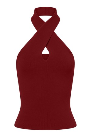 Amanda Halter Knit Top from GAÂLA