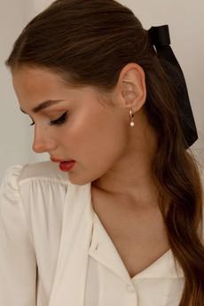 Rose Pearl Earrings via GAÂLA