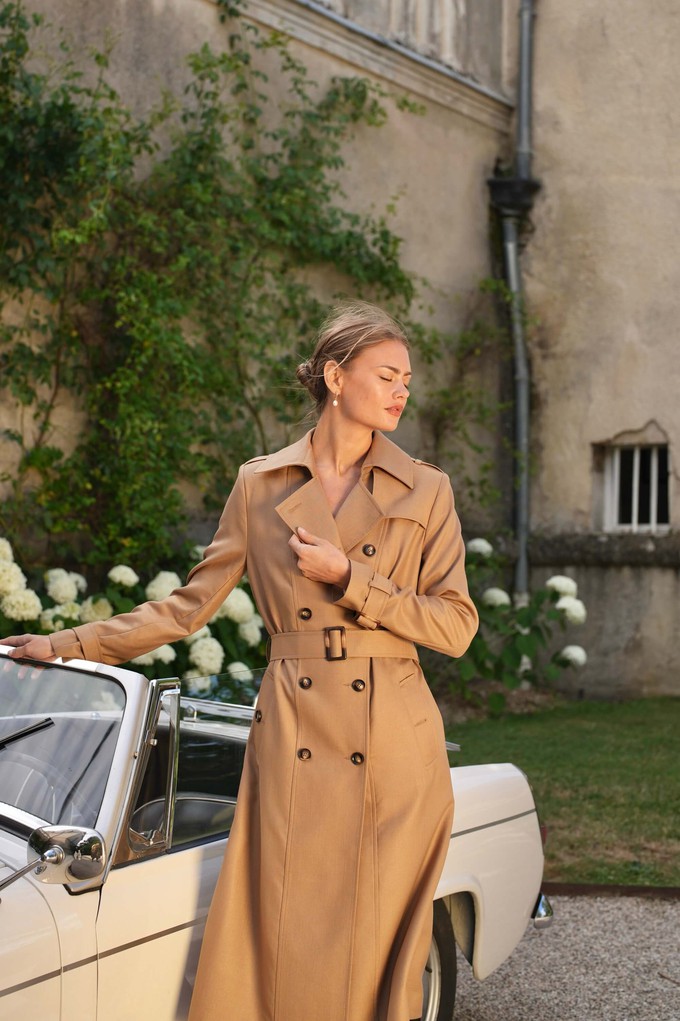 Kelianne Wool Trench Coat from GAÂLA